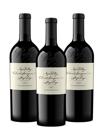 2021 Cliff Lede Poetry Cabernet Sauvignon, Stags Leap District, Three Bottle Set